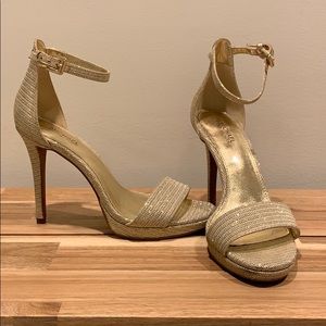 MICHAEL by Michael Kors Gold Heels